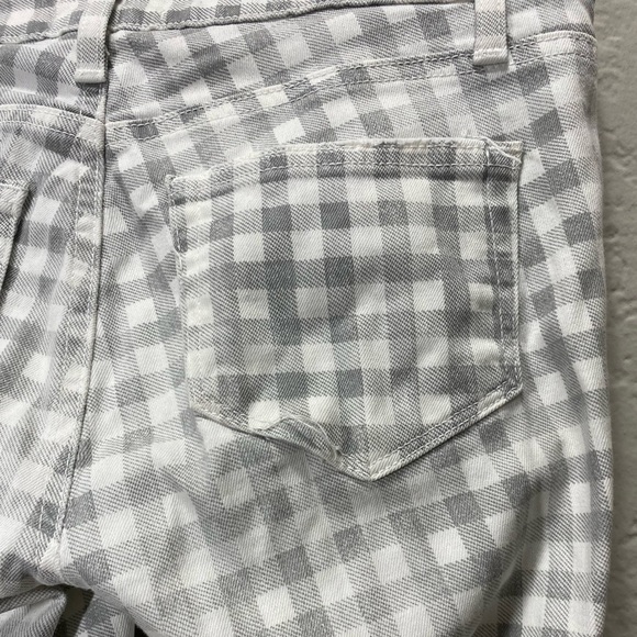 PAIGE Verdugo Ankle Skinny Jeans in Grey Gingham size 25 - Picture 12 of 12